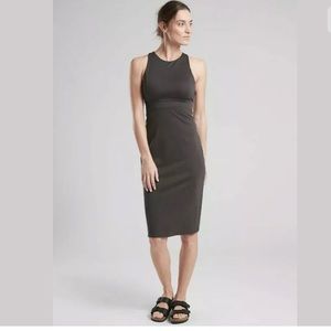 ATHLETA Deep Breath Bralette Dress - Graphite sz SP